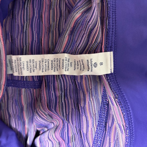 Lululemon | Women's Striped Crop Leggings - Picture 7 of 7